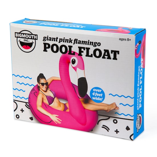 Giant Pink Flamingo Pool Float Over 4 Feet Wide 