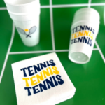 tennis cup napkins