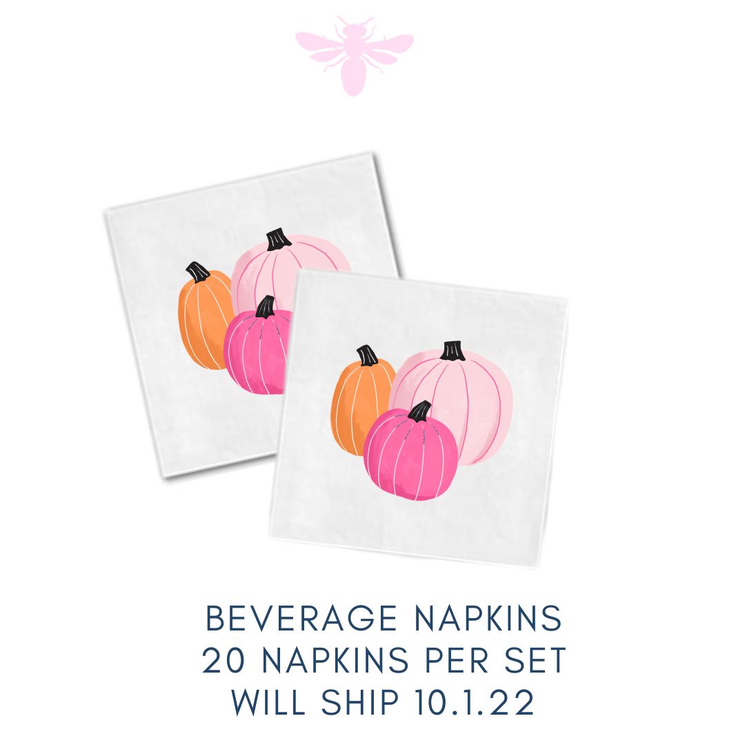 pumpkin napkins